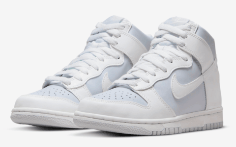 简约灰白配色！全新Nike Dunk Hi 官图释出！ 货号：DB2179-107