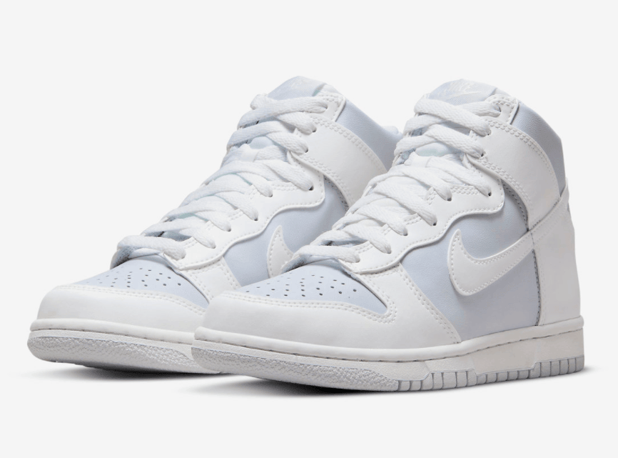 简约灰白配色！全新Nike Dunk Hi 官图释出！ 货号：DB2179-107