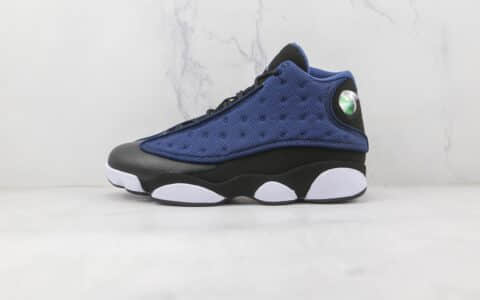 乔丹Air Jordan 13 XIII Brave Blue纯原版本海军黑蓝色AJ13篮球鞋原档案数据开发 货号：DJ5982-400