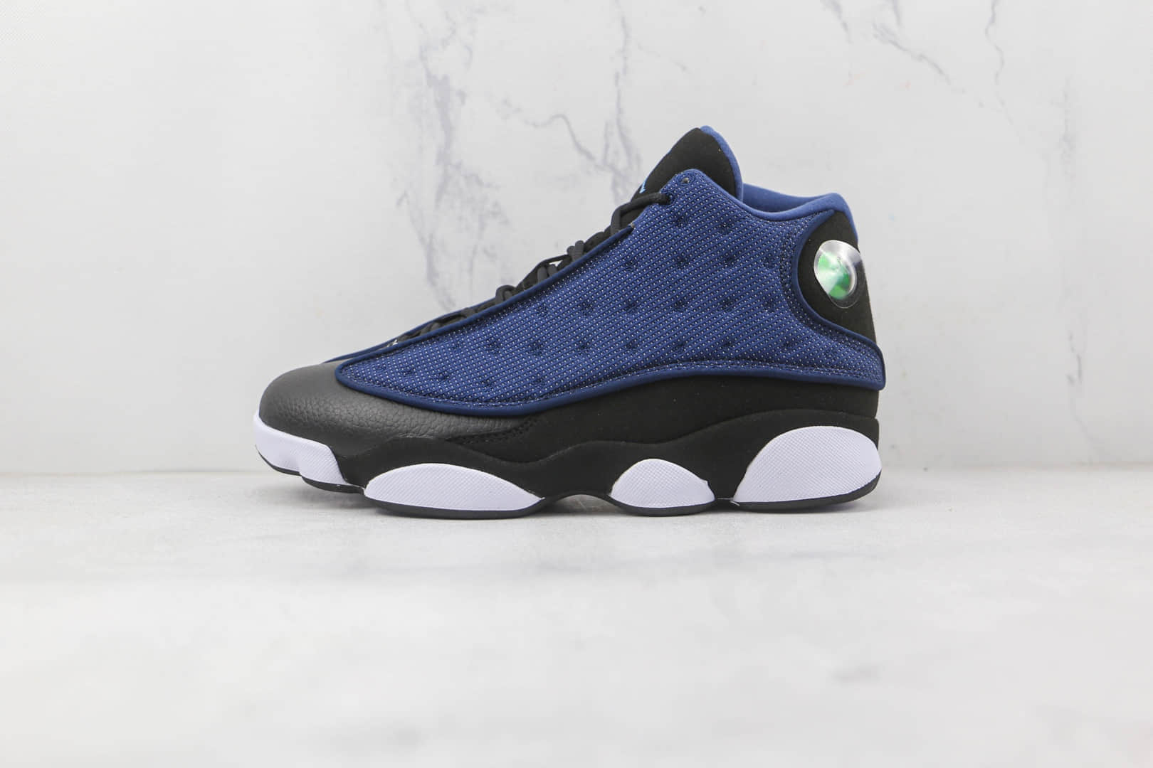 乔丹Air Jordan 13 XIII Brave Blue纯原版本海军黑蓝色AJ13篮球鞋原档案数据开发 货号：DJ5982-400