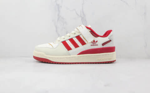 阿迪达斯adidas originals Forum 84 low纯原版本白红色魔术贴Forum84板鞋原楦头纸板打造 货号：GV9114