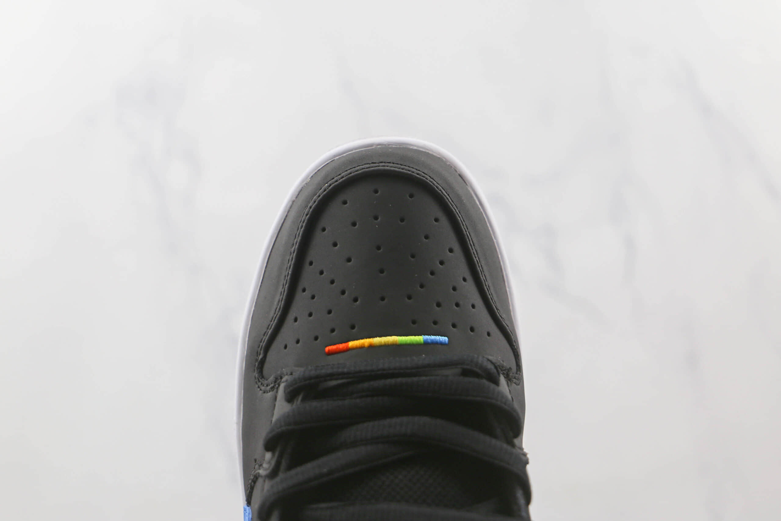 耐克Nike SB Dunk Low x Polaroid联名款纯原版本低帮SB DUNK三色彩虹勾板鞋原档案数据开发 货号：DH7722-001