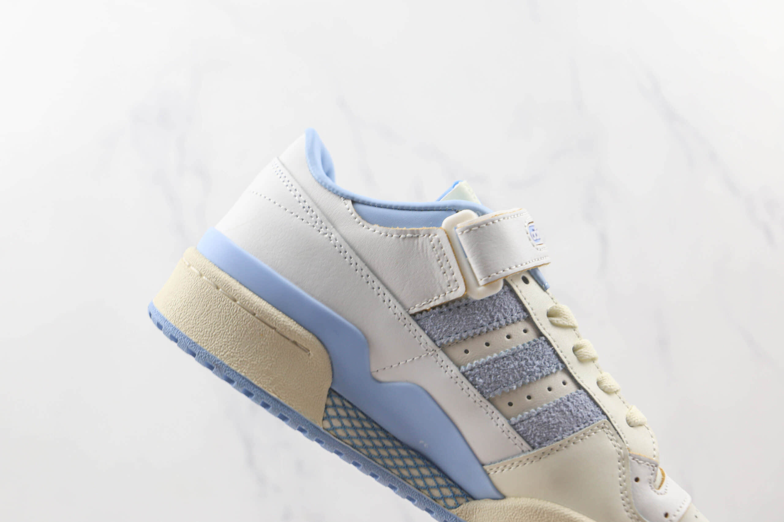 阿迪达斯Adidas originals Forum 84 low纯原版本魔术贴白蓝Forum84板鞋原楦头纸板打造 货号：GZ1893