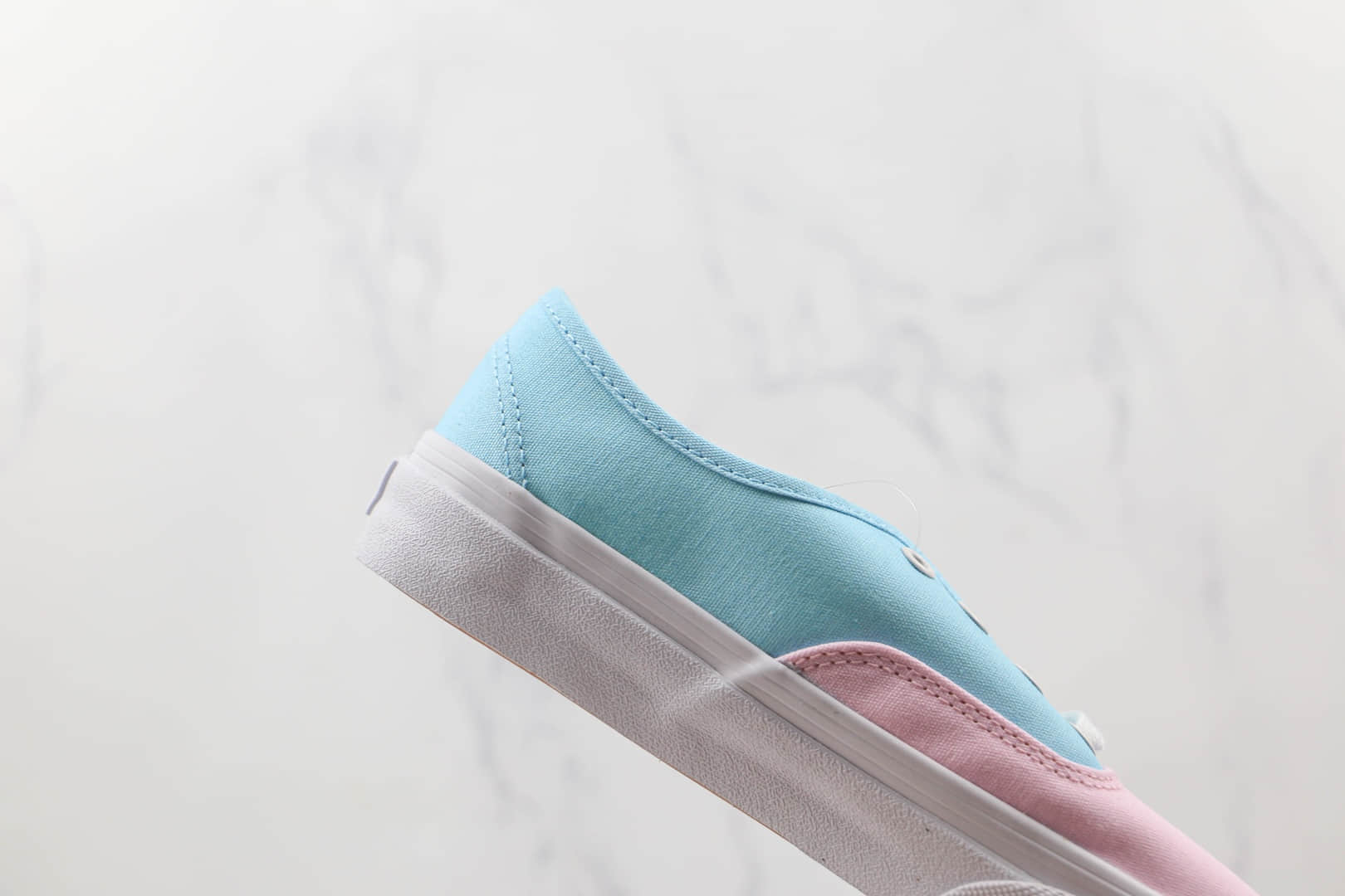 万斯Vans PastelBlock Authentic公司级版本低帮奶蓝香芋紫拼色硫化帆布鞋原楦头纸板打造