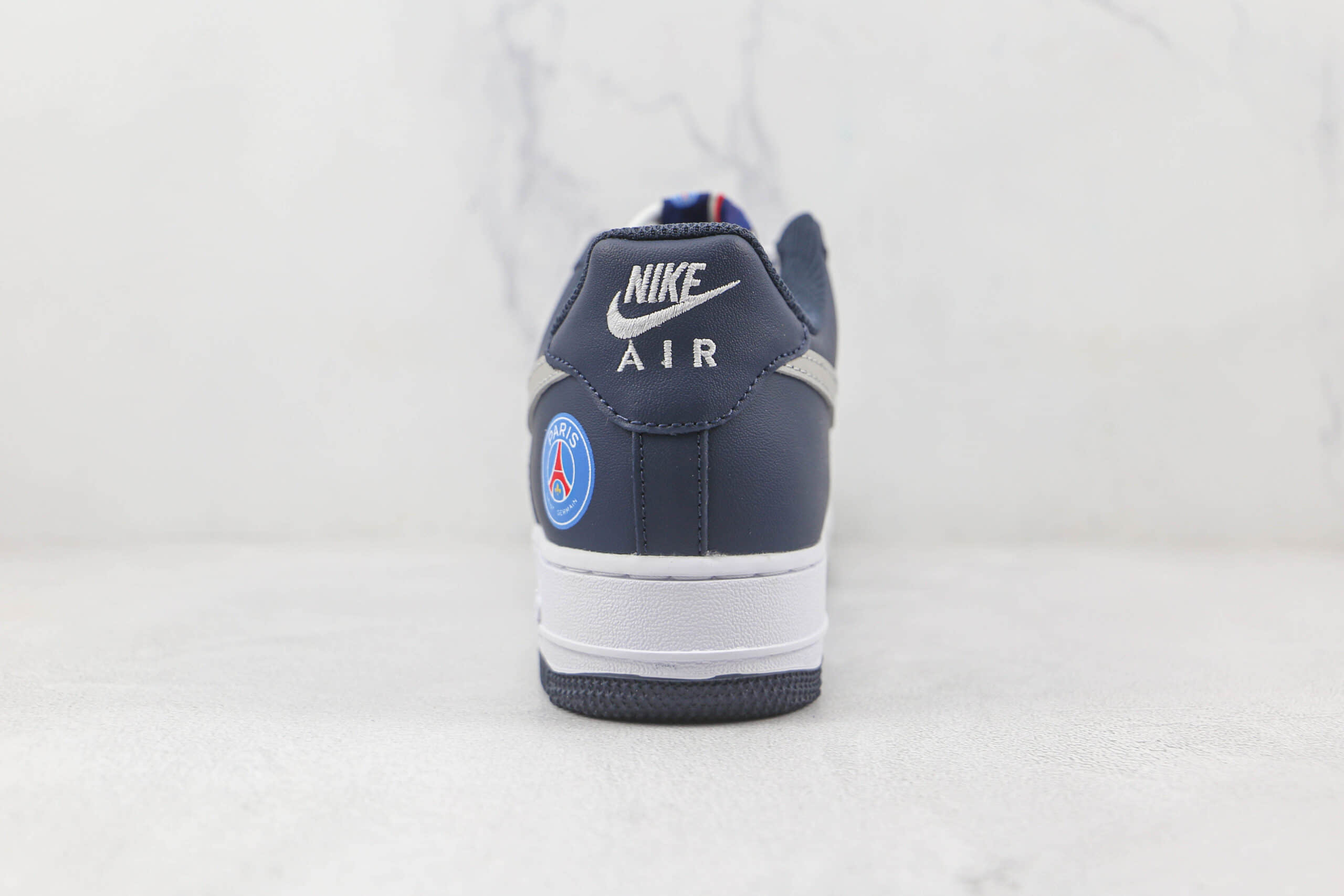 耐克Nike Air Force 1’07 Low纯原版本低帮空军一号巴黎灰蓝拼接板鞋内置气垫 货号：BS8872-055