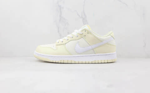 耐克Nike Dunk Low Coconut Milk纯原版本低帮DUNK椰奶配色板鞋原楦头纸板打造 货号：DJ6188-100