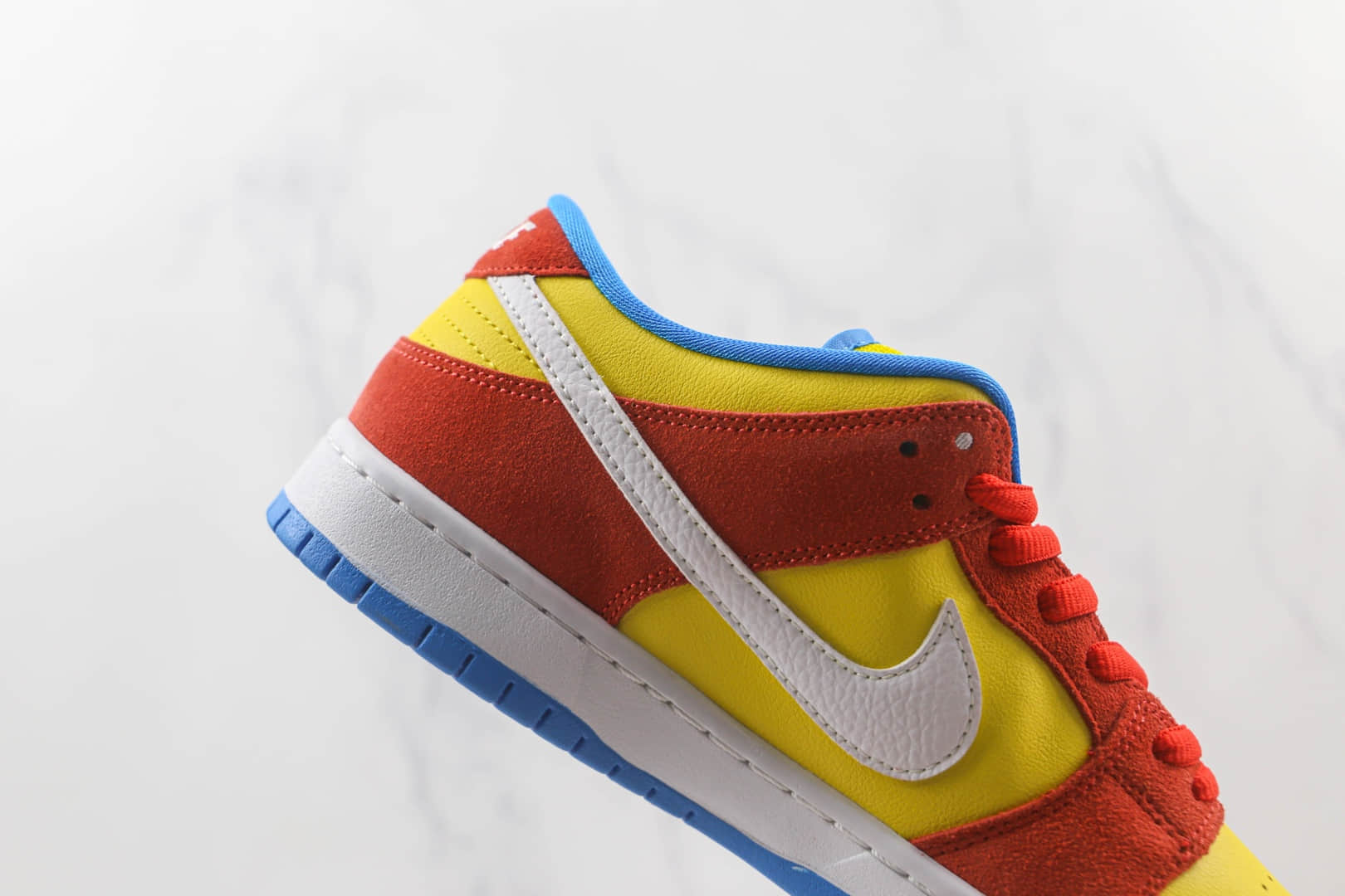 耐克Nike SB Dunk Low Pro纯原版本低帮SB DUNK辛普森黄橙色板鞋内置气垫 货号：BQ6817-602