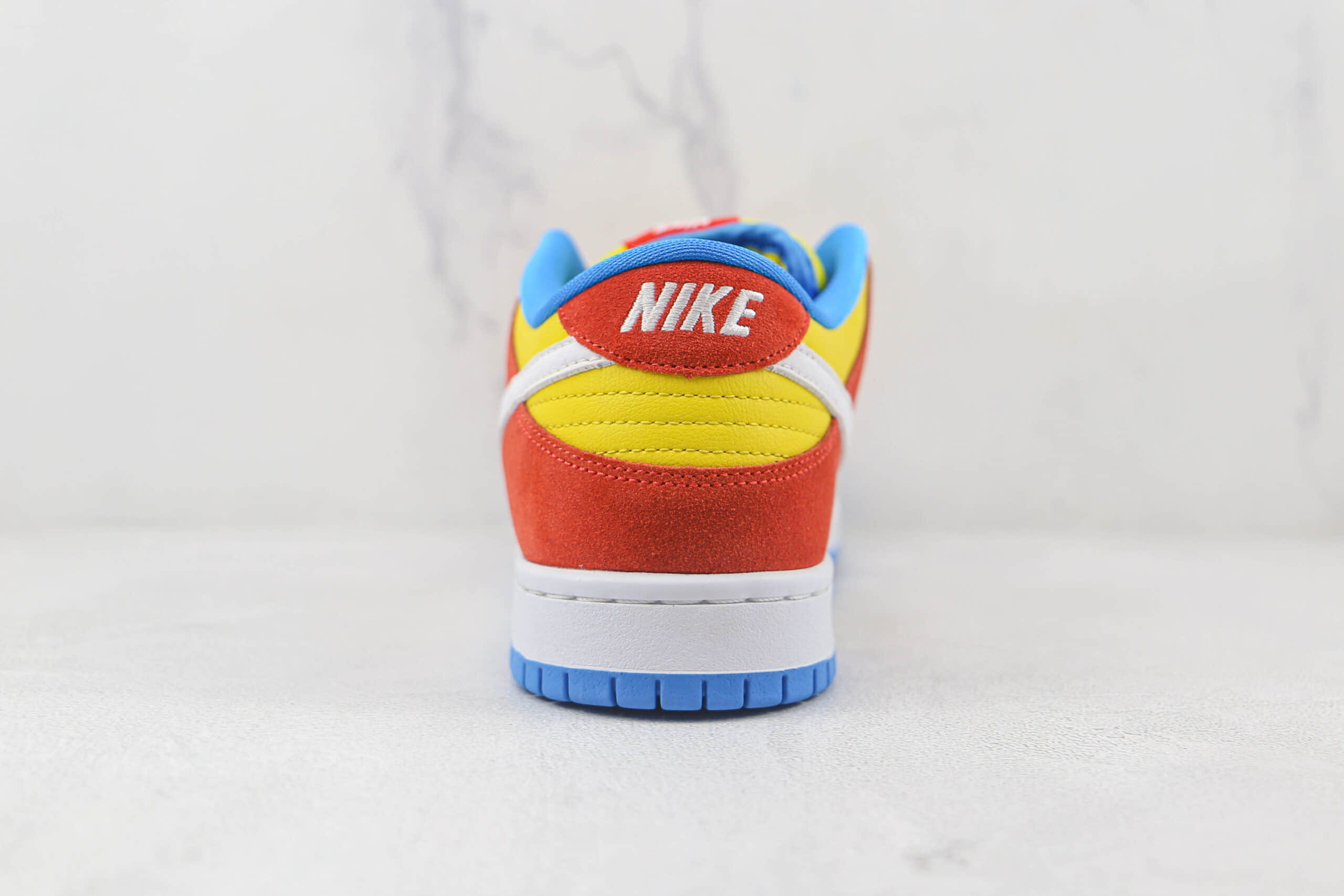 耐克Nike SB Dunk Low Pro纯原版本低帮SB DUNK辛普森黄橙色板鞋内置气垫 货号：BQ6817-602