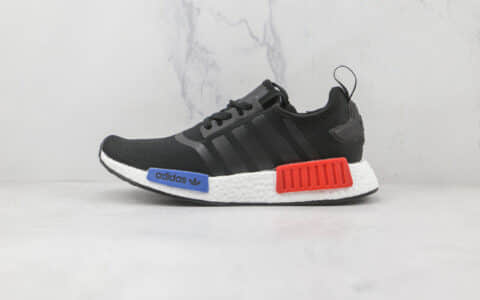 阿迪达斯Adidas NMD R1 OK W Primeknit Triple Black纯原版本黑色NMD R1爆米花跑鞋原盒原标原楦头纸板打造 货号：GZ7922