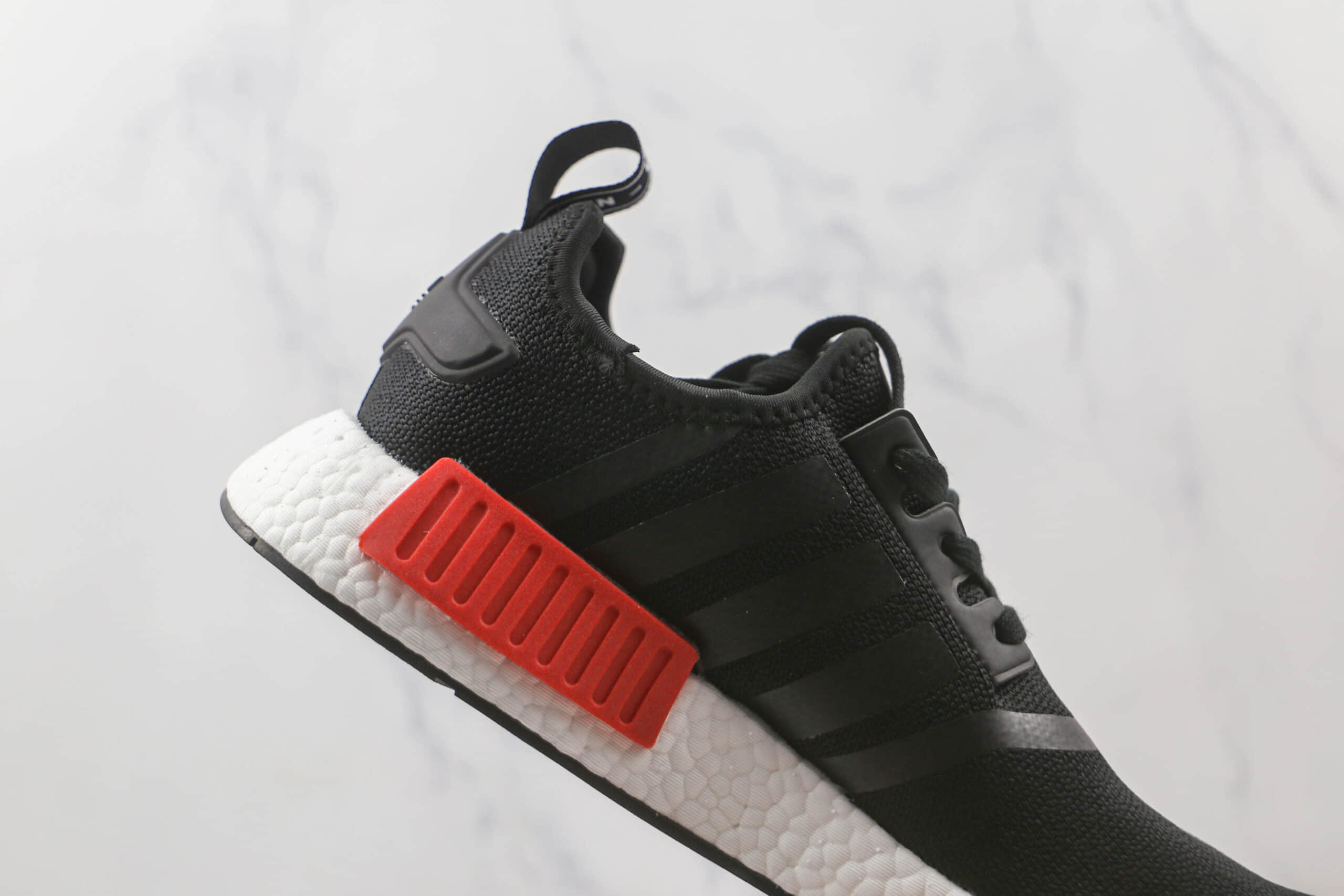 阿迪达斯Adidas NMD R1 OK W Primeknit Triple Black纯原版本黑色NMD R1爆米花跑鞋原盒原标原楦头纸板打造 货号：GZ7922