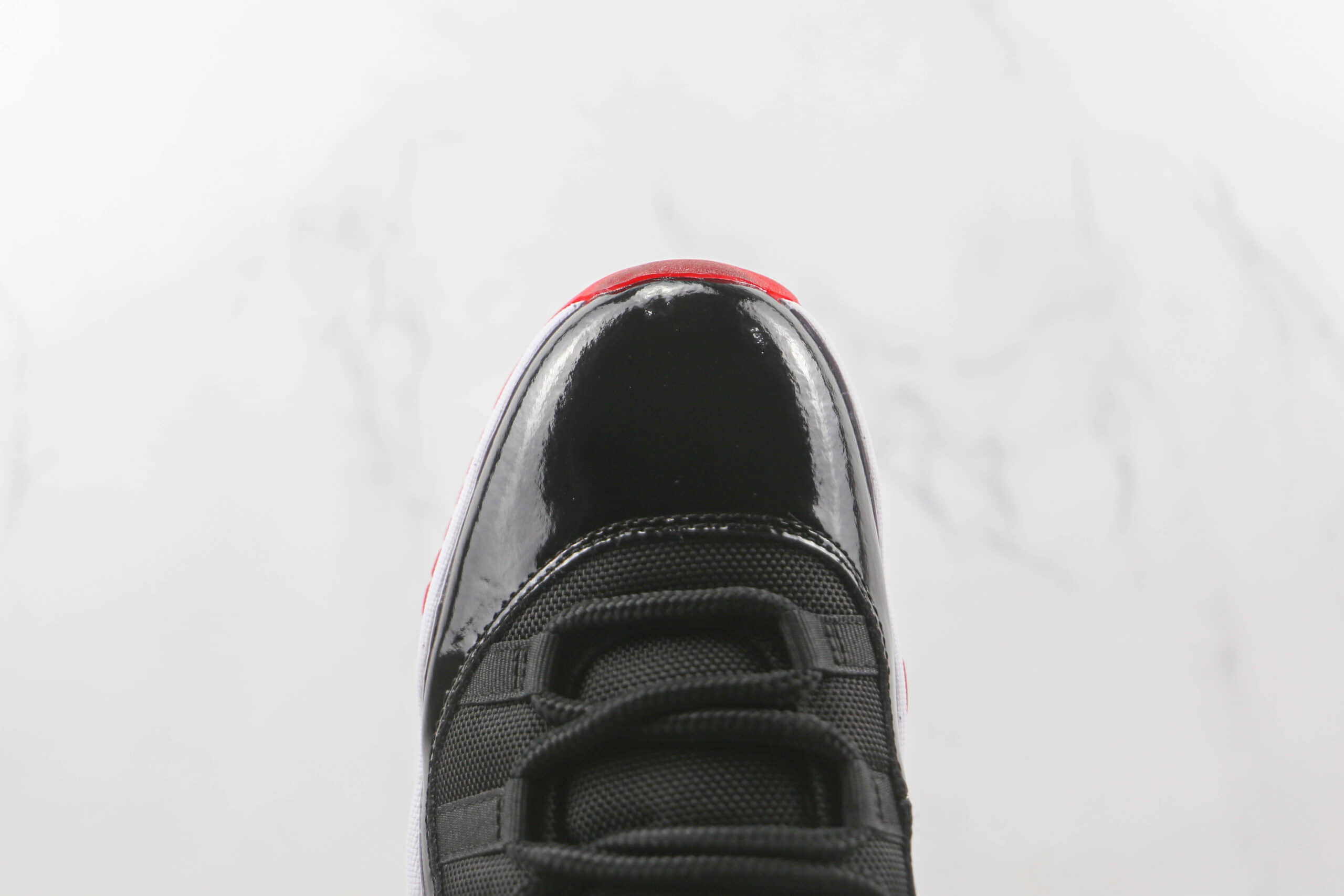 乔丹Air Jordan 11 Low Bred纯原版本低帮AJ11黑红篮球鞋原楦头纸板打造支持实战 货号：528896-012
