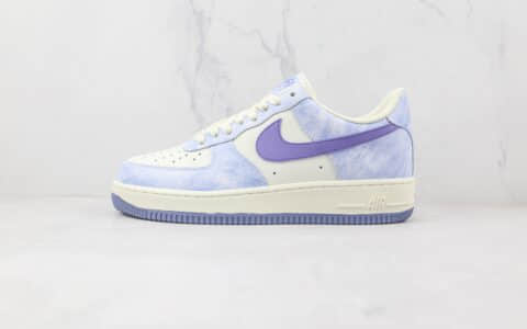 耐克Nike Air Force 1’07 Low纯原版本低帮空军一号紫色板鞋内置气垫 货号：GK9978-022