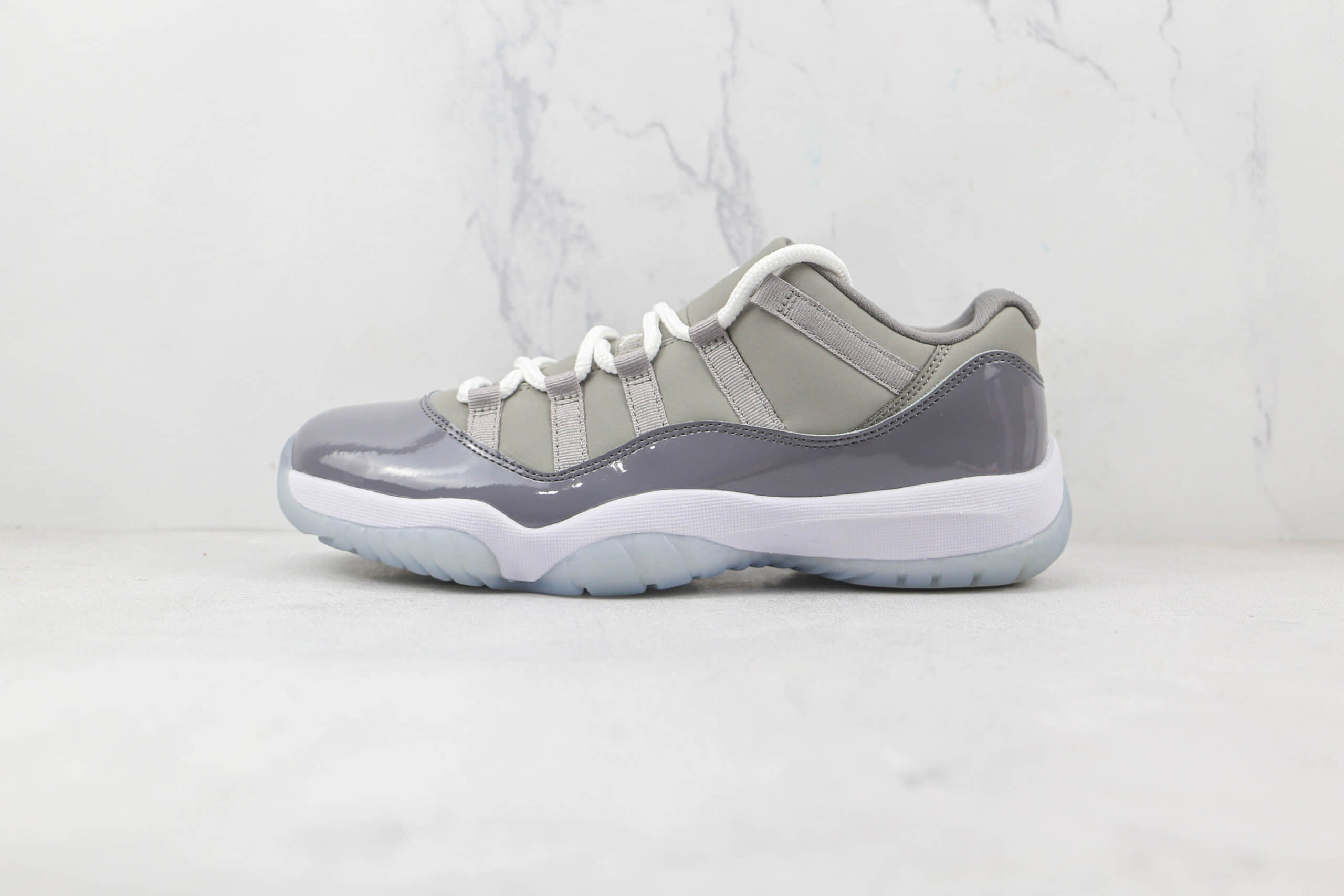 乔丹Air Jordan 11 Bred纯原版本低帮AJ11灰色篮球鞋内置气垫碳板支持实战 货号：528896-003