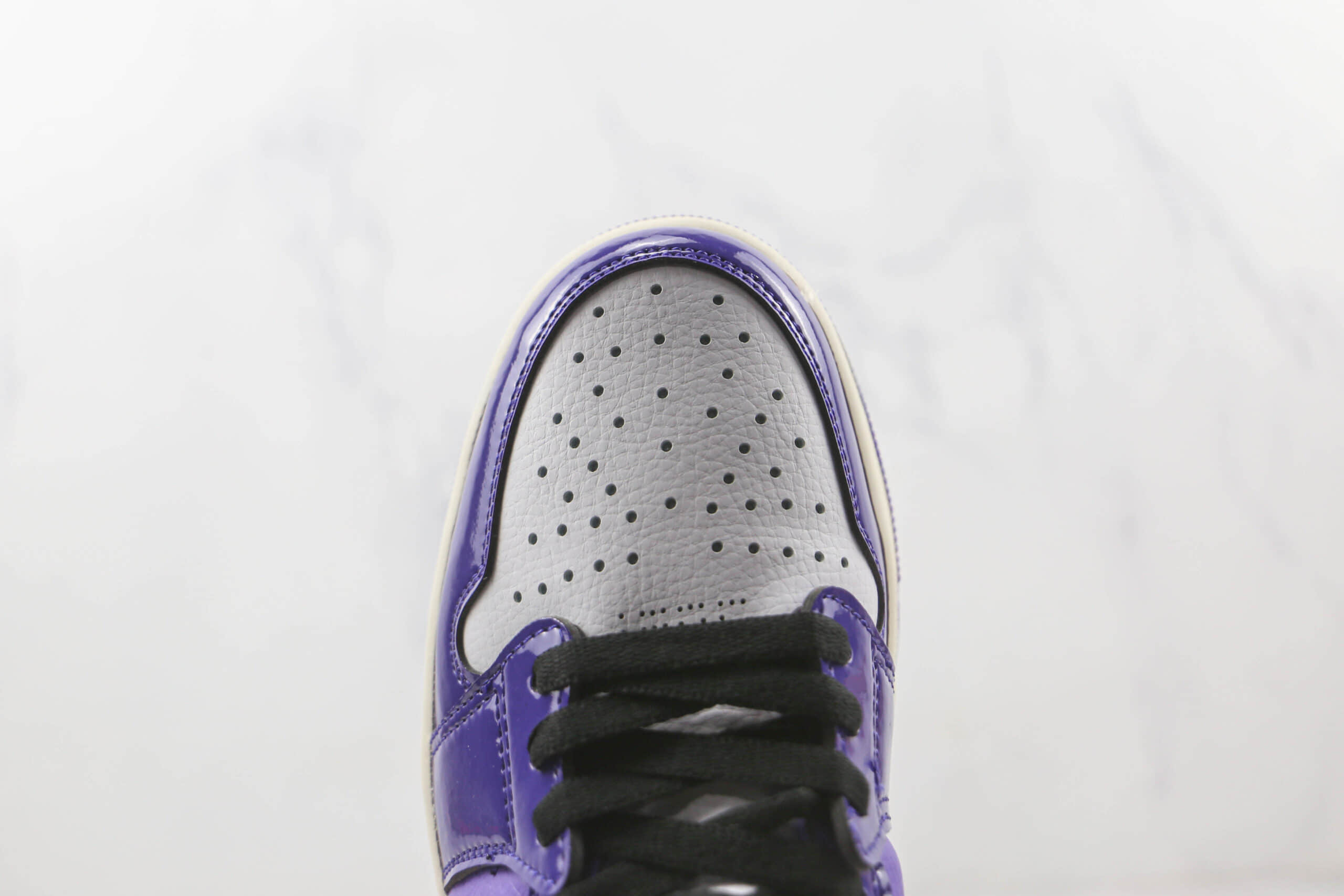 乔丹Air Jordan 1 Zoom Comfort纯原版本高帮AJ1黑紫色ZOOM系列篮球鞋原档案数据开发 货号：CT0979-505