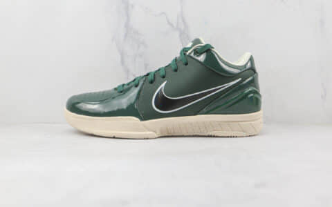 耐克Nike Zoom KOBE 4 x Undefeated联名款纯原版本科比4代暗夜绿实战篮球鞋原鞋开模支持实战 货号：CQ3869-301