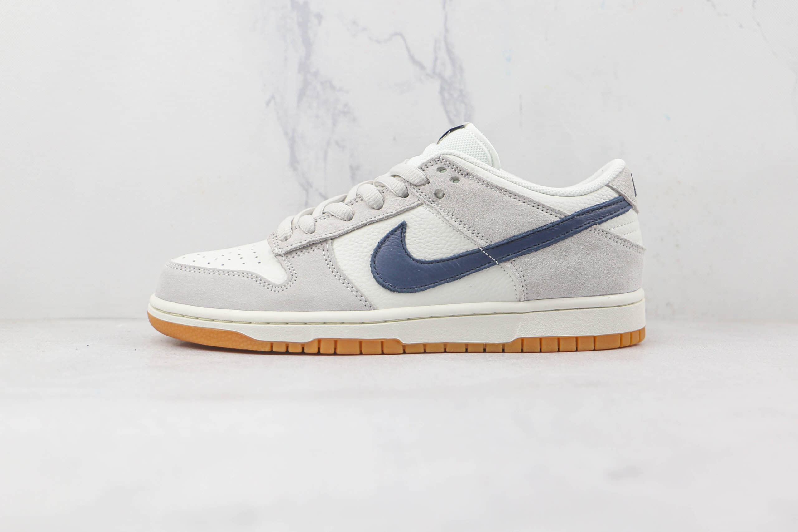 耐克Nike SB Zoom Dunk Low Pro纯原版本低帮SB DUNK灰蓝色板鞋原楦头纸板打造 货号：316272-529