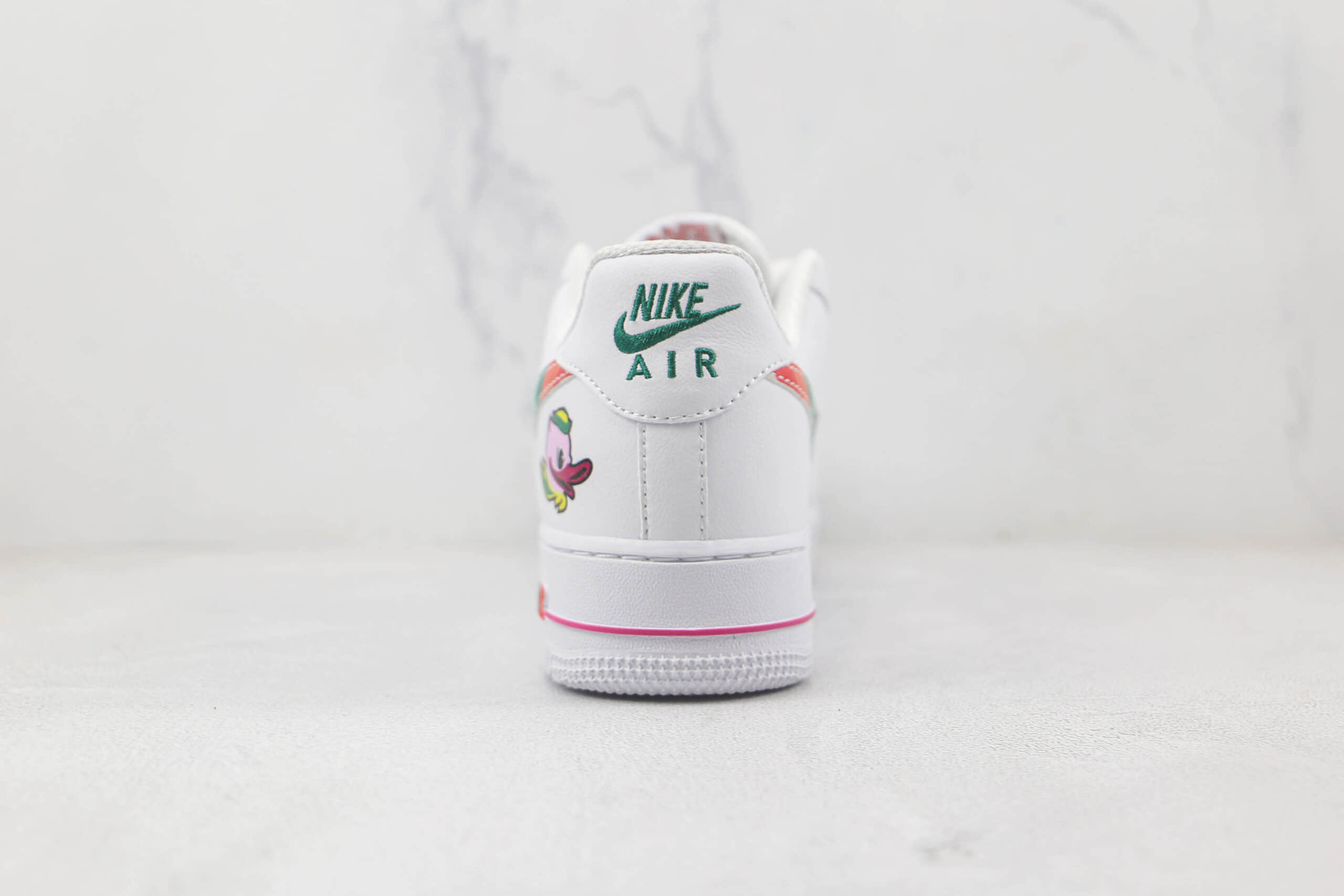 耐克Nike AIR FMRCE 1 07纯原版本低帮空军一号大嘴鸭配色板鞋内置气垫 货号：DH9595-100