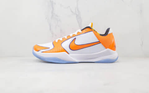 耐克Nike Kobe 5 Protro Chaos纯原版本科比5代白桔色实战篮球鞋原鞋开模一比一打造 货号：CD4991-106