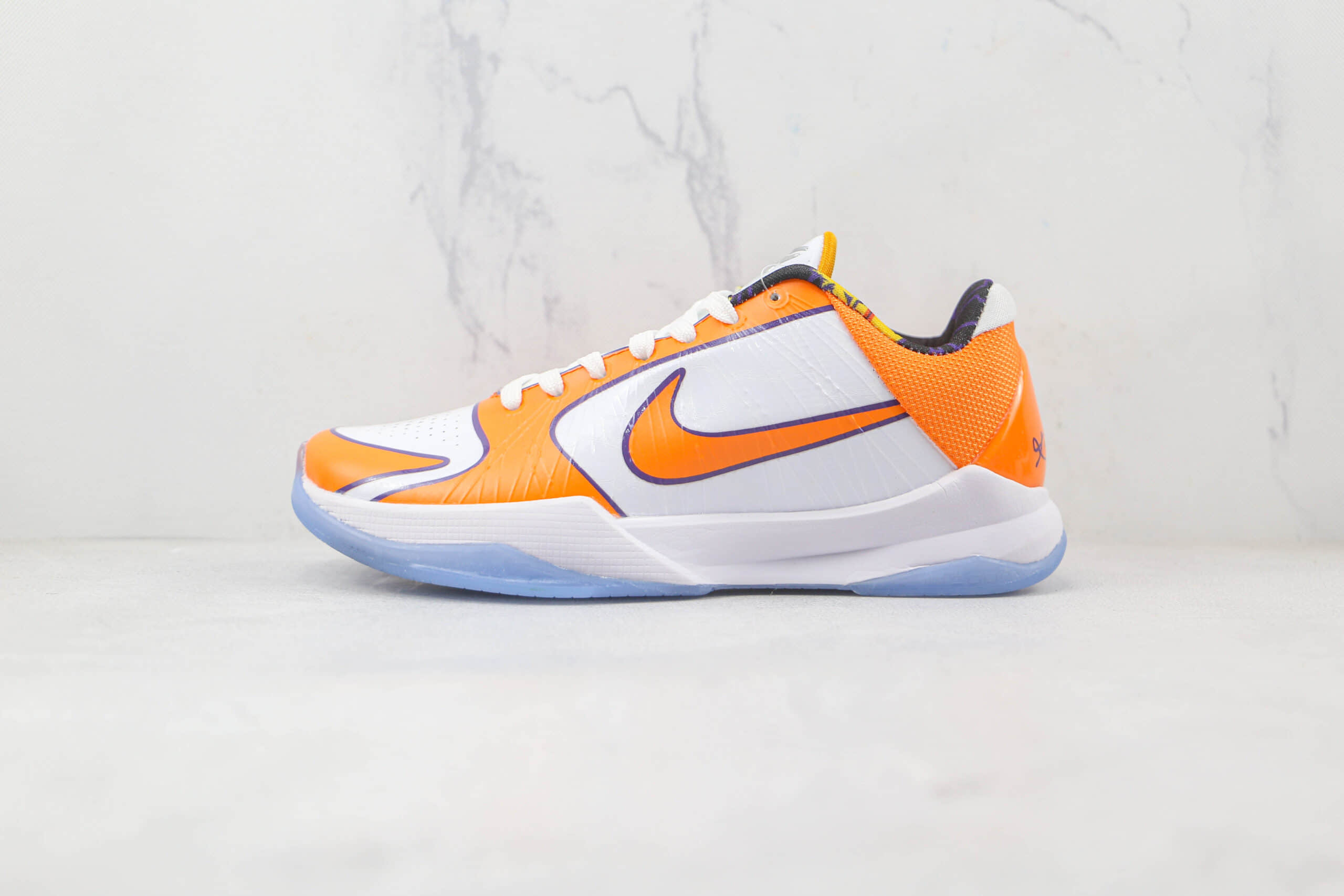 耐克Nike Kobe 5 Protro Chaos纯原版本科比5代白桔色实战篮球鞋原鞋开模一比一打造 货号：CD4991-106
