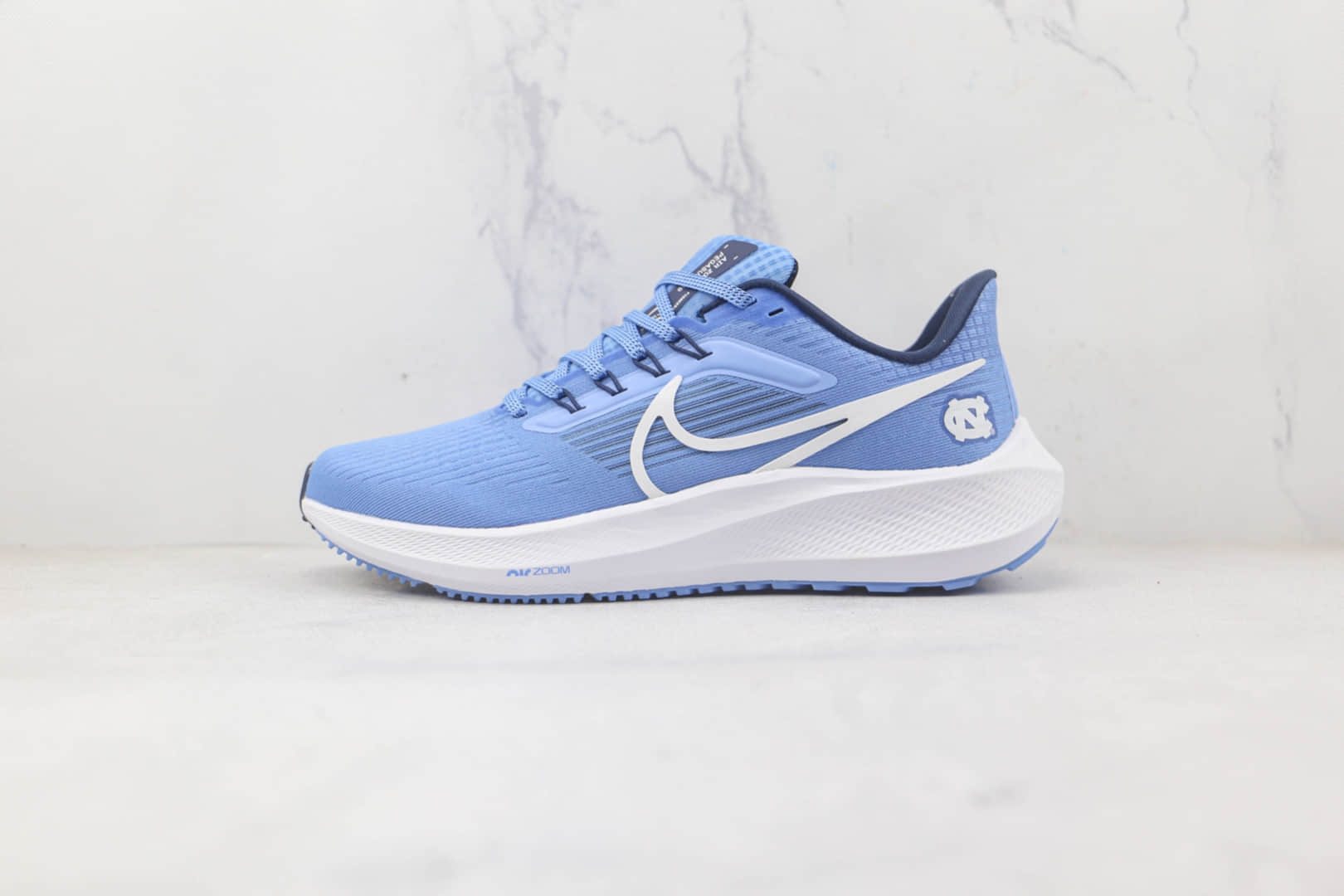 耐克Nike Air Zoom Pegasus纯原版本登月39代蓝色针织透气跑鞋原档案数据开发 货号：DR1967-400