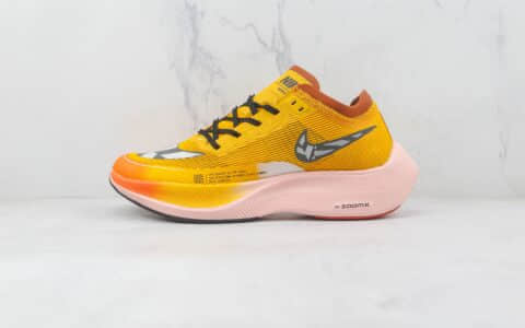 耐克Nike ZoomX Vaporfly Next%纯原版本马拉松二代橙色透气跑步鞋原楦头纸板打造 货号：DO2408-739