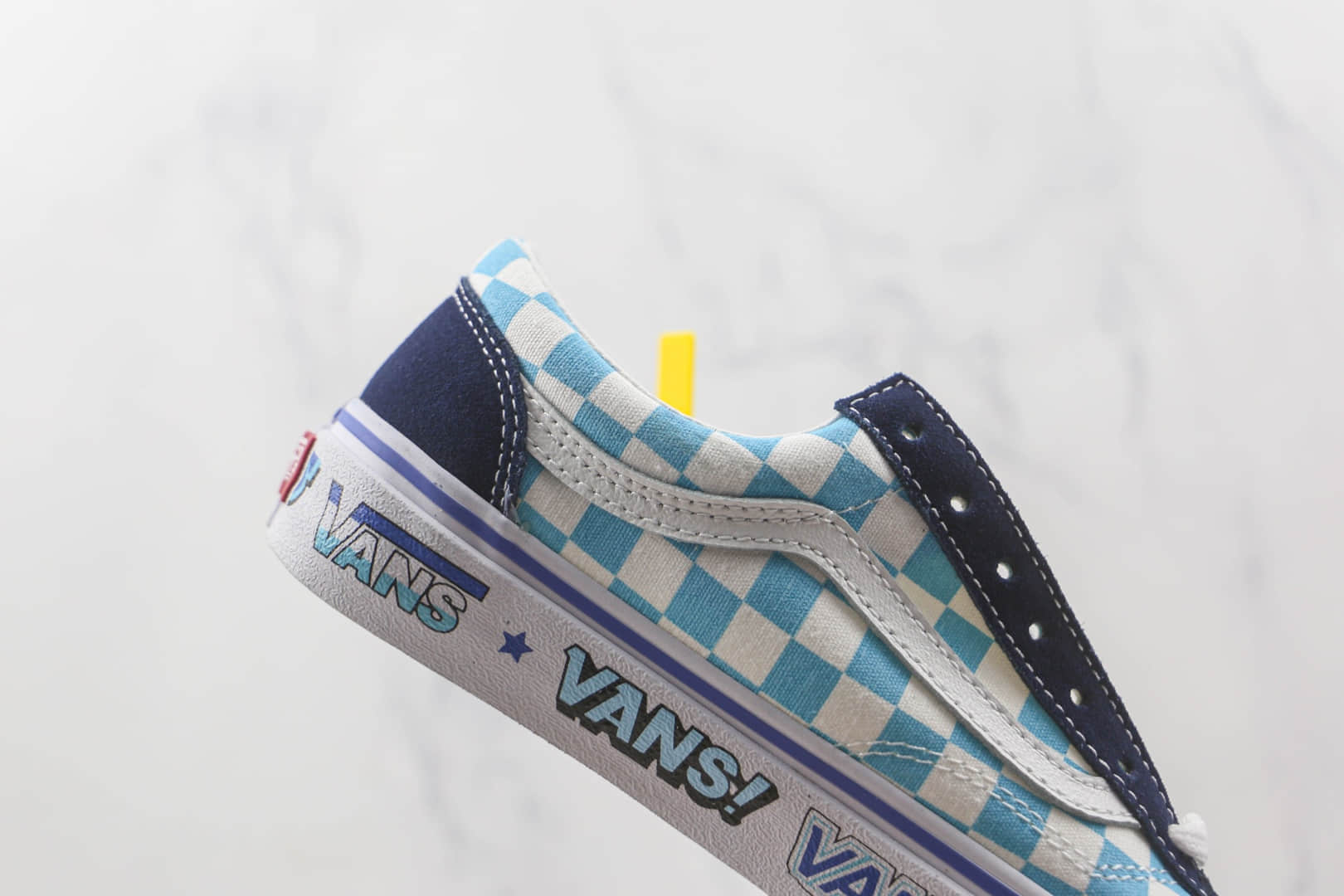 万斯Vans Style 36 Decon公司级版本安纳海姆克莱因蓝低帮硫化板鞋原楦头纸板打造