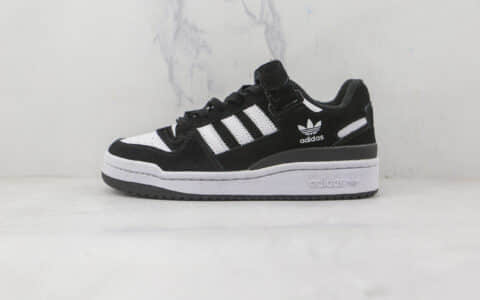 阿迪达斯Adidas originals Forum 84 low纯原版本黑色魔术贴Forum84板鞋原楦头纸板打造 货号：GW0695