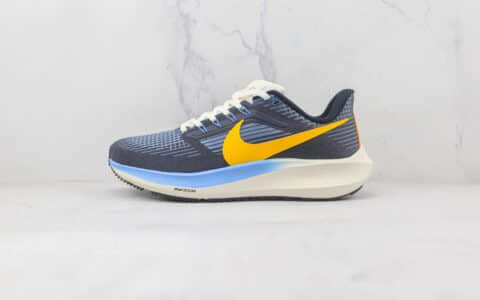 耐克Nike Air Zoom Pegasus 39纯原版本登月39代白蓝黄勾慢跑鞋原档案数据开发 货号：DO9580-400