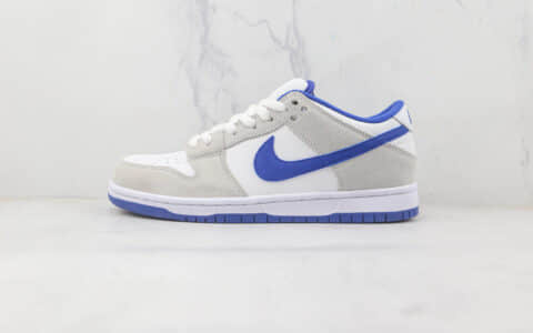 耐克Nike Dunk SB Low纯原版本低帮SB DUNK冰人白灰蓝勾板鞋原档案数据开发原盒原标 货号：304292-040