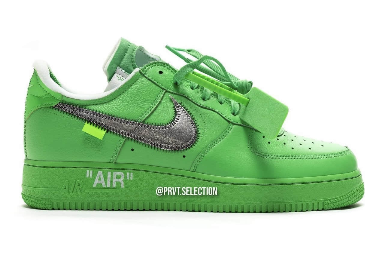 “绿色艺术馆”！OW x AF1新配色7月发售！ 货号：DX1419-300