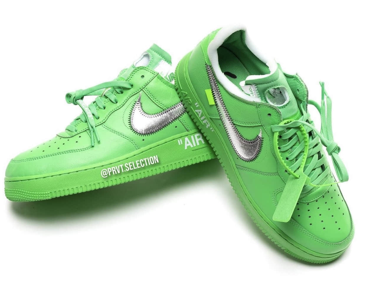 “绿色艺术馆”！OW x AF1新配色7月发售！ 货号：DX1419-300