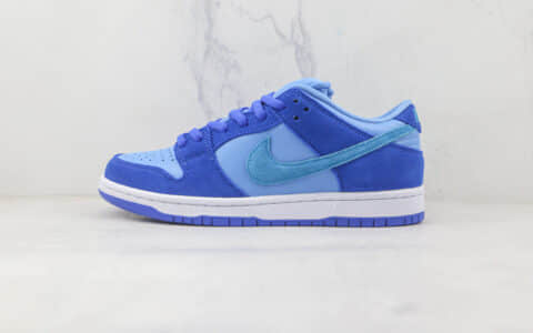 耐克Nike SB Dunk Low Blue Raspberry纯原版本低帮SB DUNK蓝树莓配色板鞋原楦头纸板打造 货号：DM0807-400