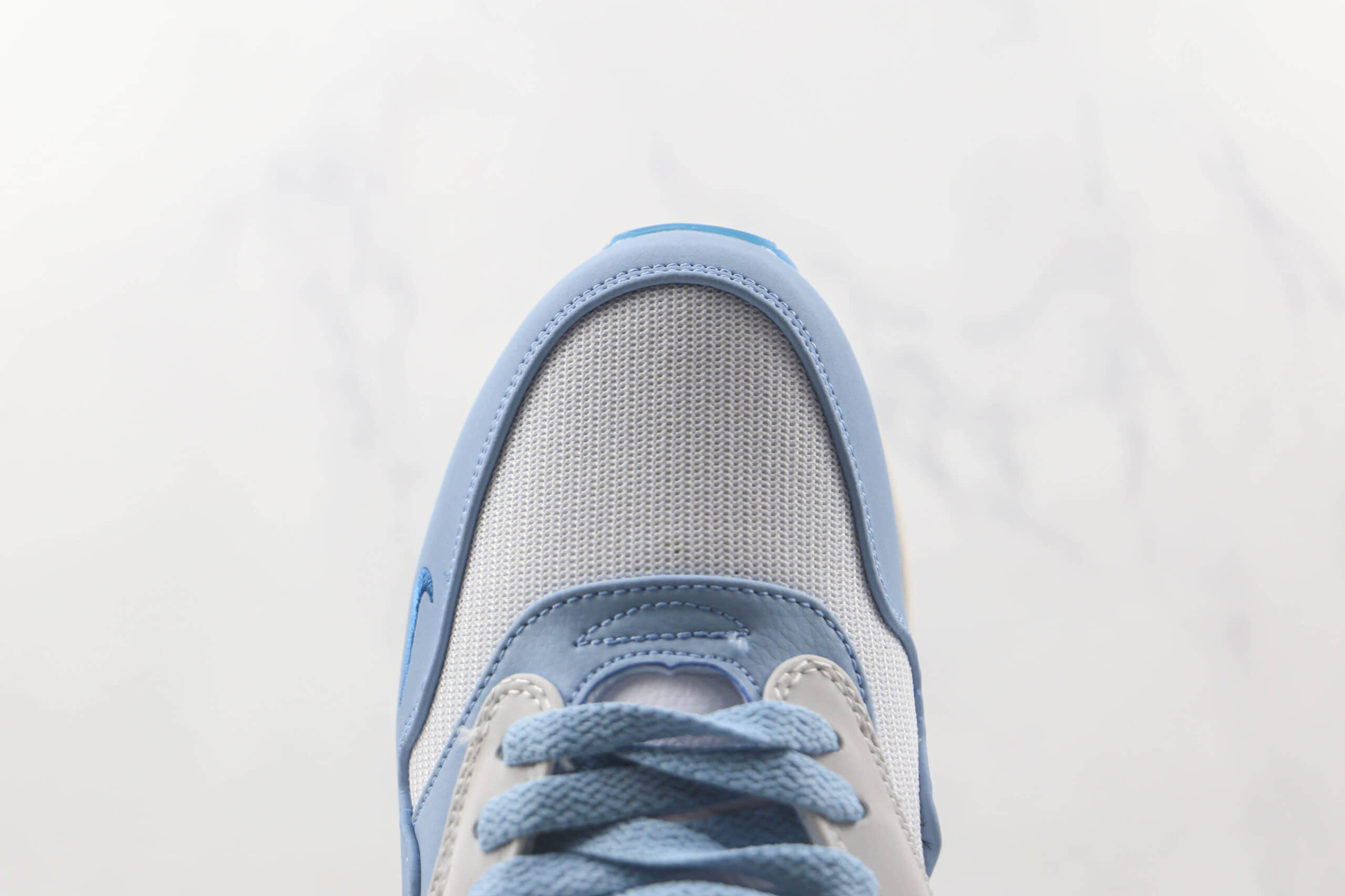 耐克Nike Air Max 1纯原版本蓝图配色Max气垫鞋原楦头纸板打造 货号：DR0448-100
