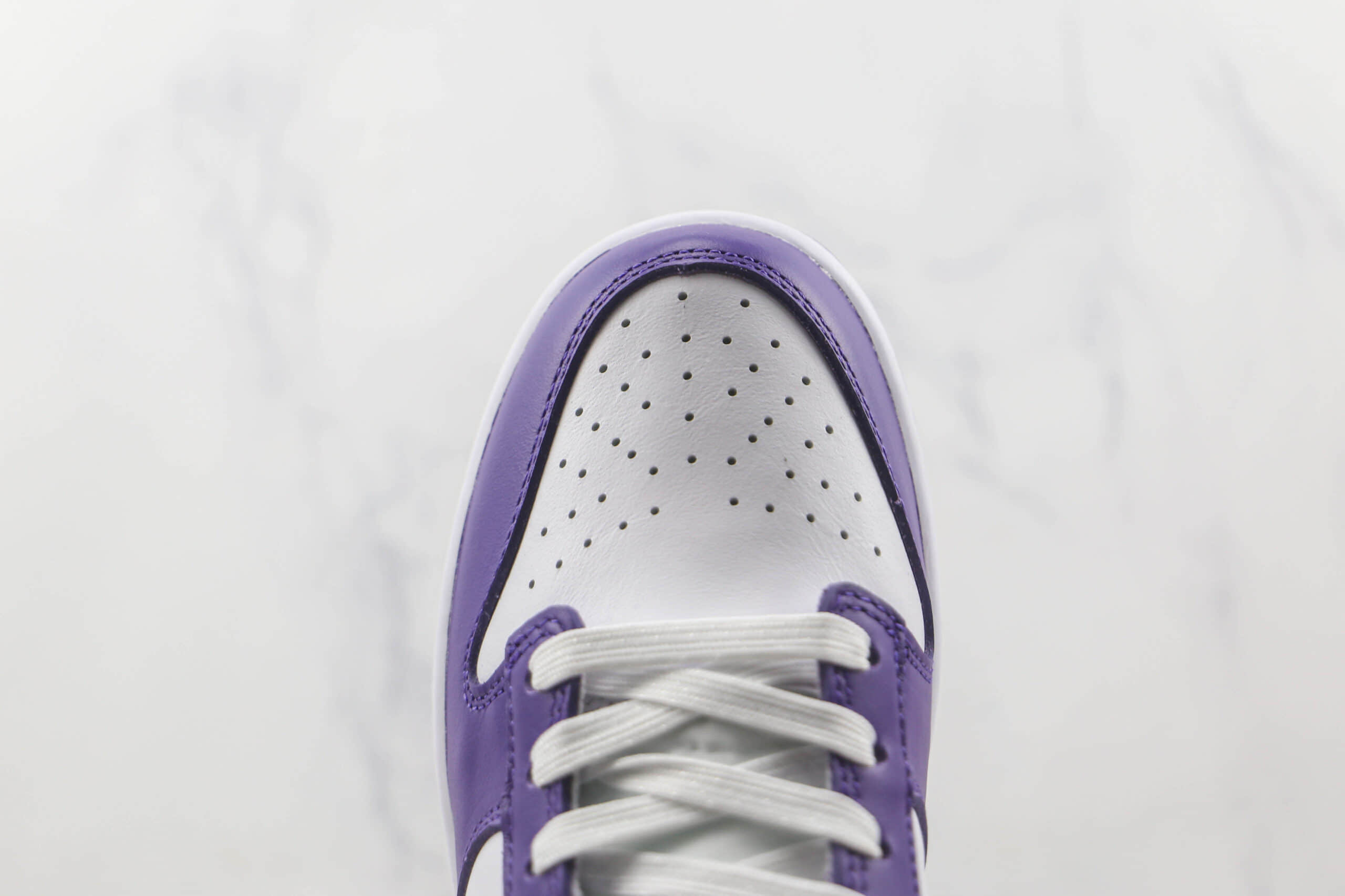 耐克Nike Dunk Low Court Purple纯原版本低帮DUNK白紫色板鞋原楦头纸板打造 货号：DD1391-104