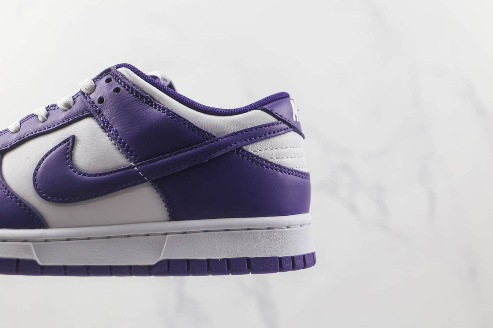 耐克Nike Dunk Low Court Purple纯原版本低帮DUNK白紫色板鞋原楦头纸板打造 货号：DD1391-104