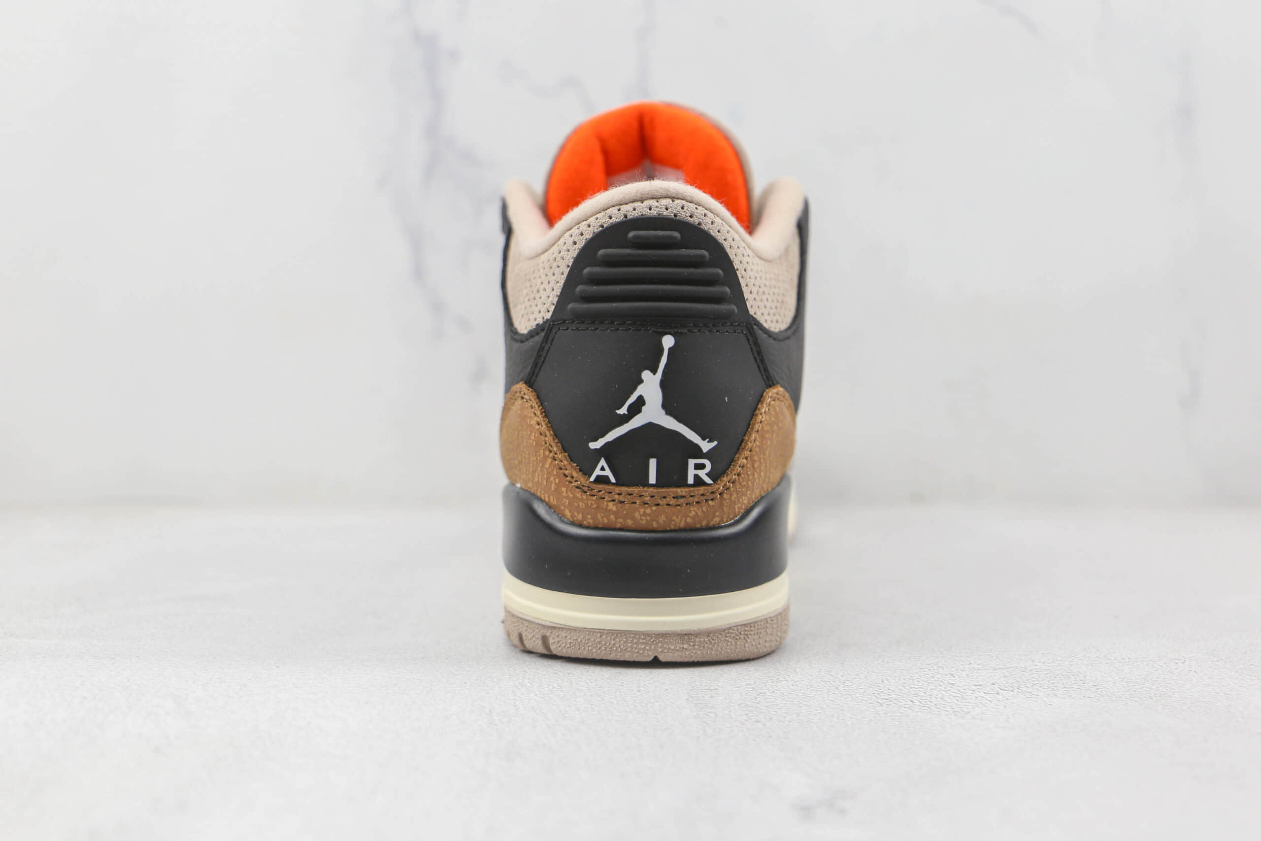乔丹Air Jordan 3 Desert Cement纯原版本高帮AJ3黑水泥象皮爆裂纹篮球鞋原档案数据开发 货号：CT8532-008