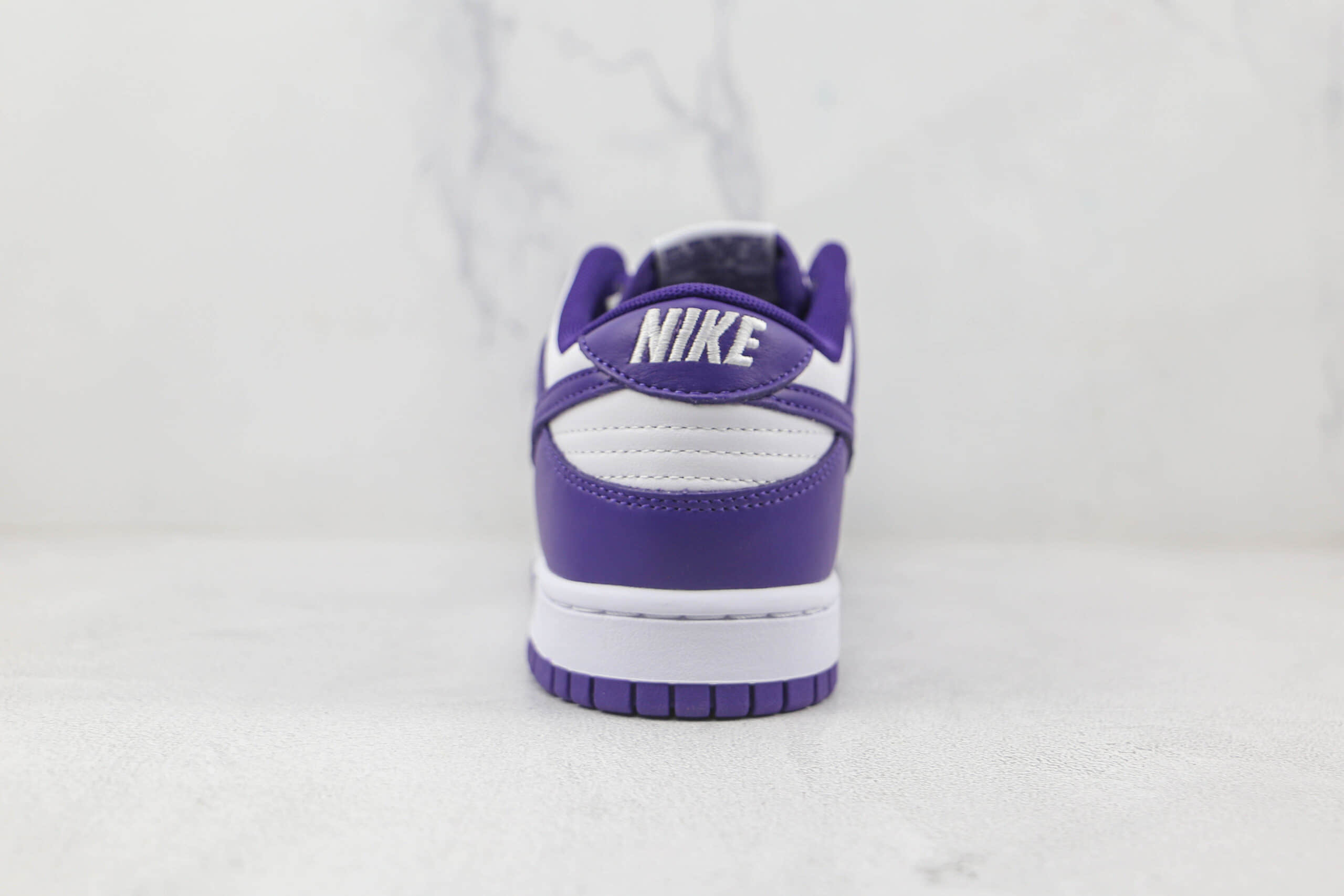 耐克Nike Dunk Low Court Purple纯原版本低帮DUNK白紫色板鞋原楦头纸板打造 货号：DD1391-104