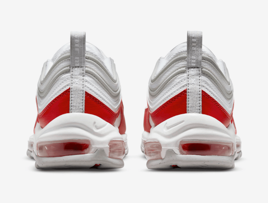 经典白红配色！全新Air Max 97即将发售！ 货号：DX8964-100