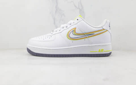 耐克Nike Air Force 1’07 Low纯原版本低帮空军一号多彩勾板鞋内置气垫 货号：BS8871-901