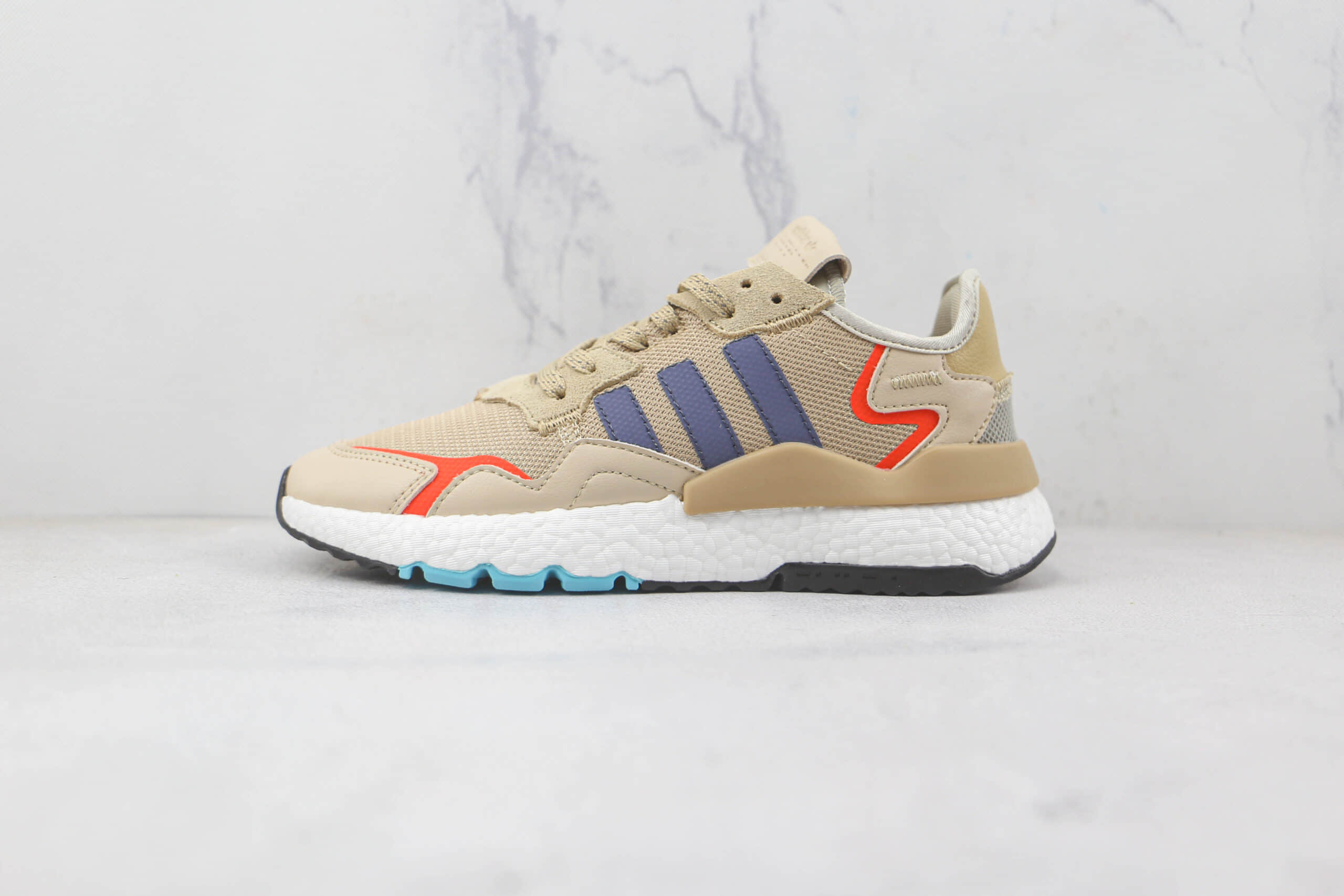 阿迪达斯Adidas Nite Jogger 2021 Boost纯原版本夜行者一代爆米花跑鞋原鞋开模一比一打造 货号：FW6703