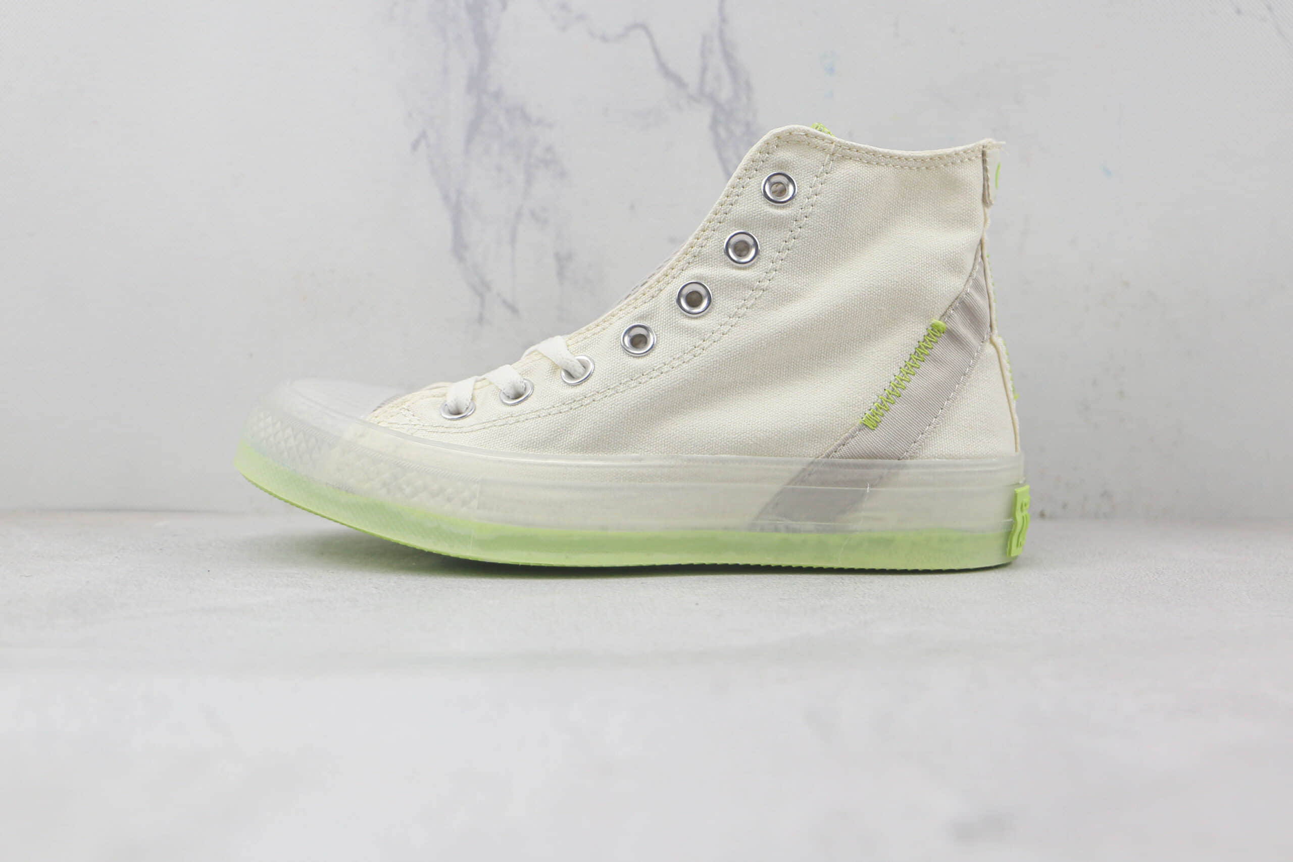 匡威Converse chuck 1970S CX公司级版本高帮青柠薄荷绿帆布水晶果冻底板鞋原楦头纸板打造 货号：A00416C