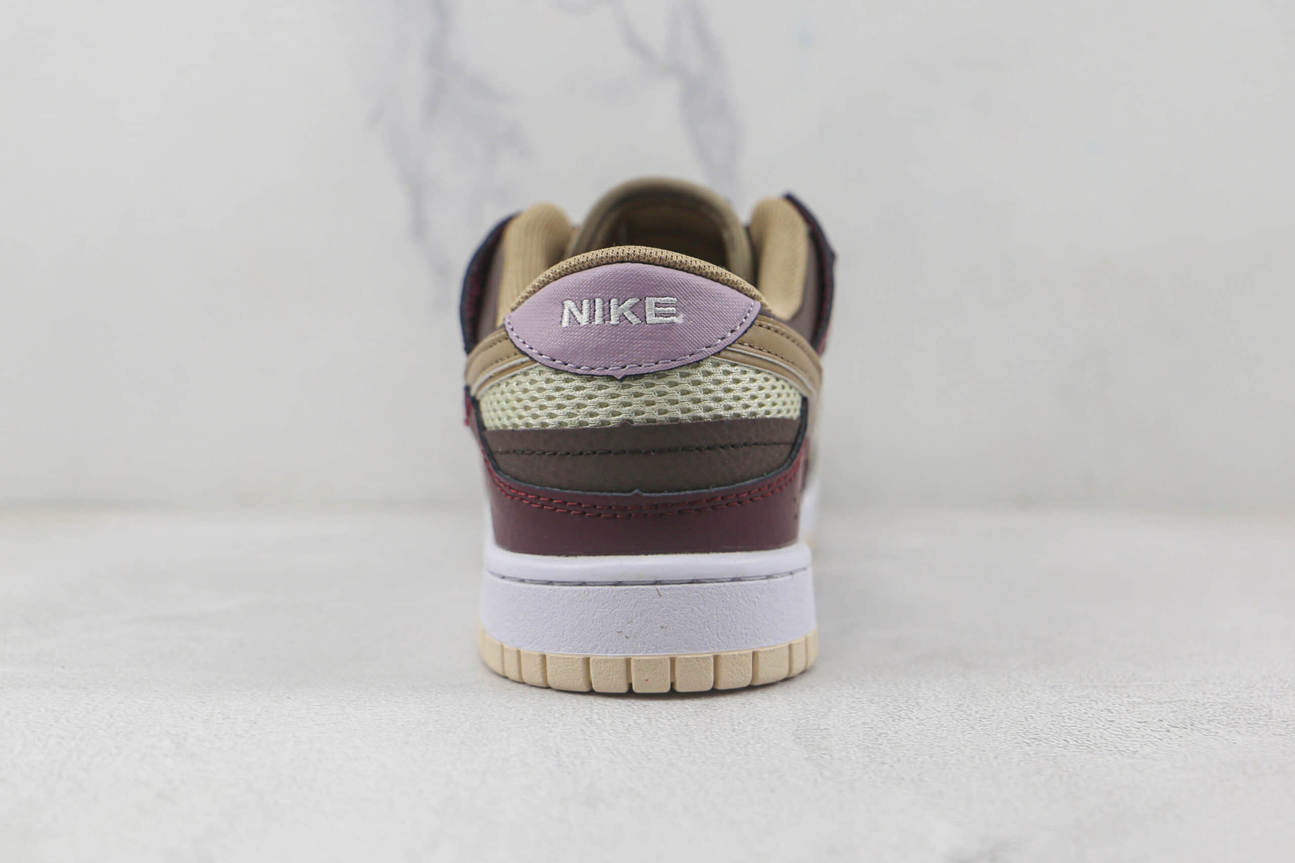 耐克Nike Dunk Scrap纯原版本低帮DUNK浅石灰缝合怪板鞋原楦头纸板打造 货号：DH7450-100