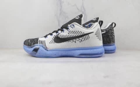 耐克Nike Kobe 10 HTM Shark Jaw纯原版本科比10代太极配色篮球鞋原鞋开模一比一打造 货号：805937-101