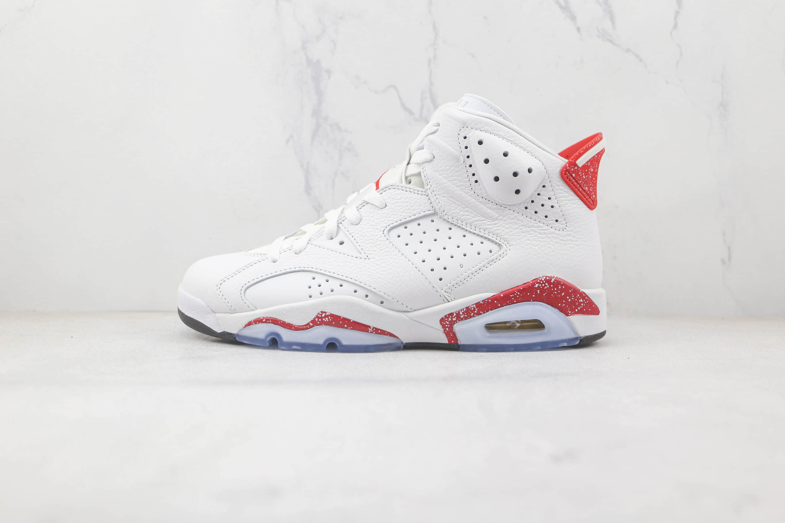 乔丹Air Jordan 6 Red Oreo纯原版本高帮AJ6白红奥利奥配色篮球鞋原楦头纸板打造 货号：CT8529-162