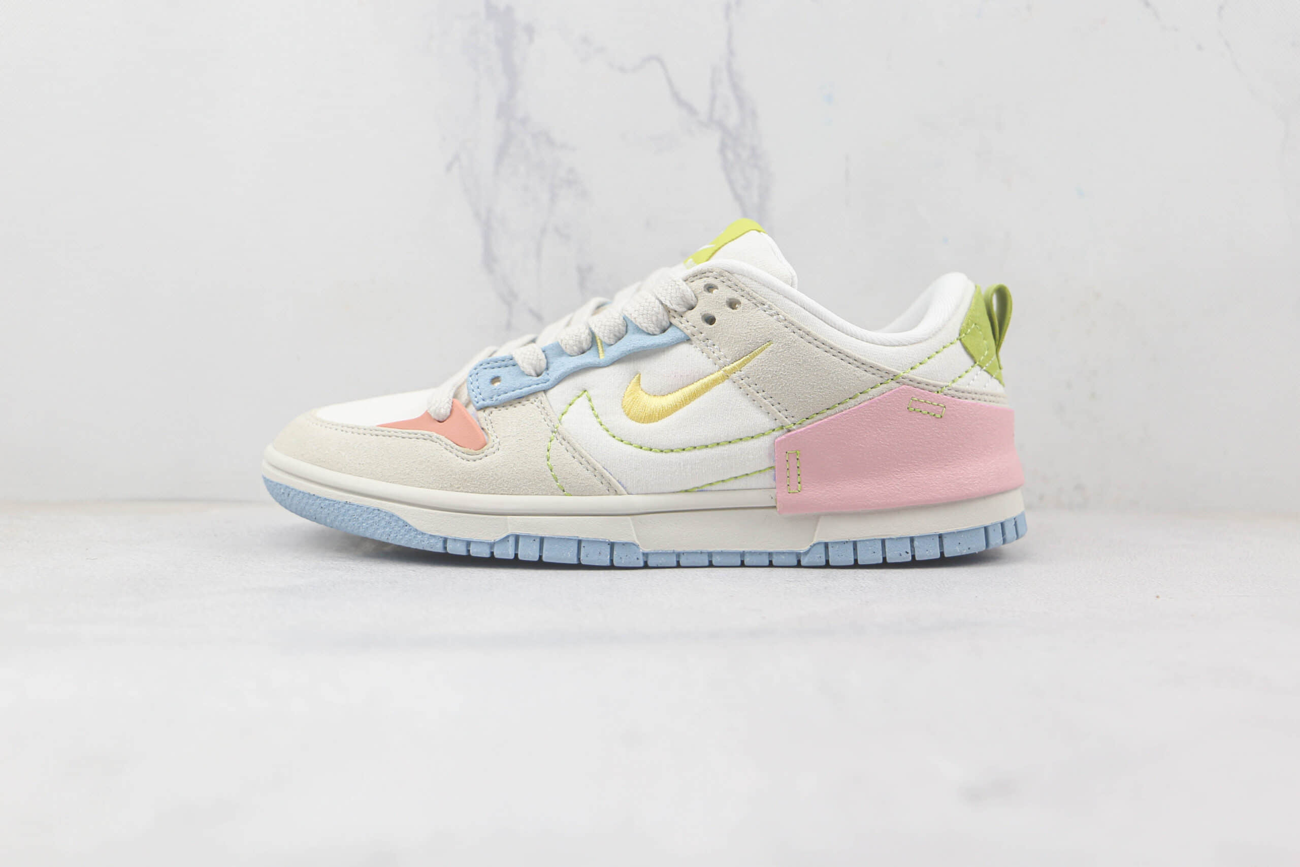 耐克Nike Dunk Low Disrupt 2 Easter纯原版本低帮DUNK白金粉板鞋原鞋开模一比一打造 货号：DV3457-100