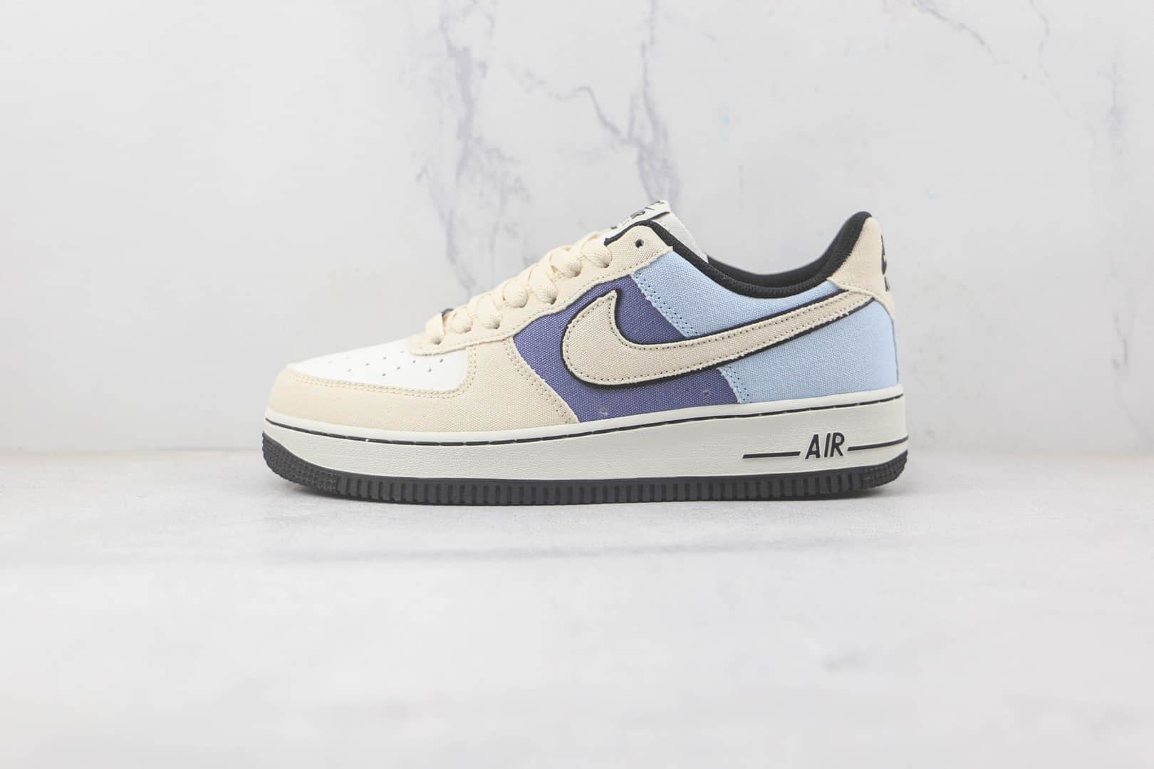 耐克Nike Air Force 1 07 Low纯原版本低帮空军一号白蓝色板鞋内置气垫 货号：315122-663