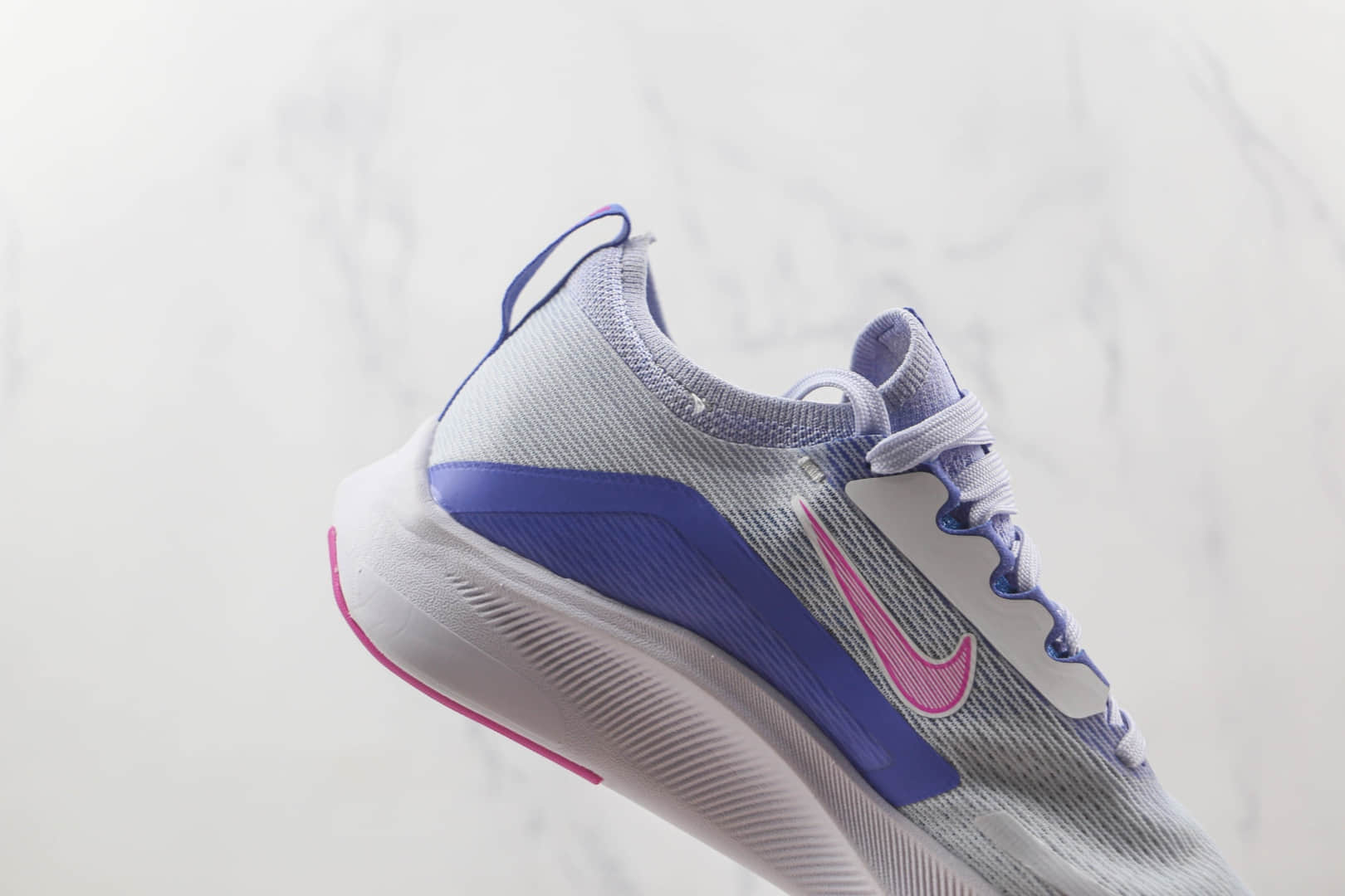 耐克Nike Zoom Fly 4纯原版本白蓝粉色Flyknit慢跑鞋原档案数据开发 货号：CT2401-003