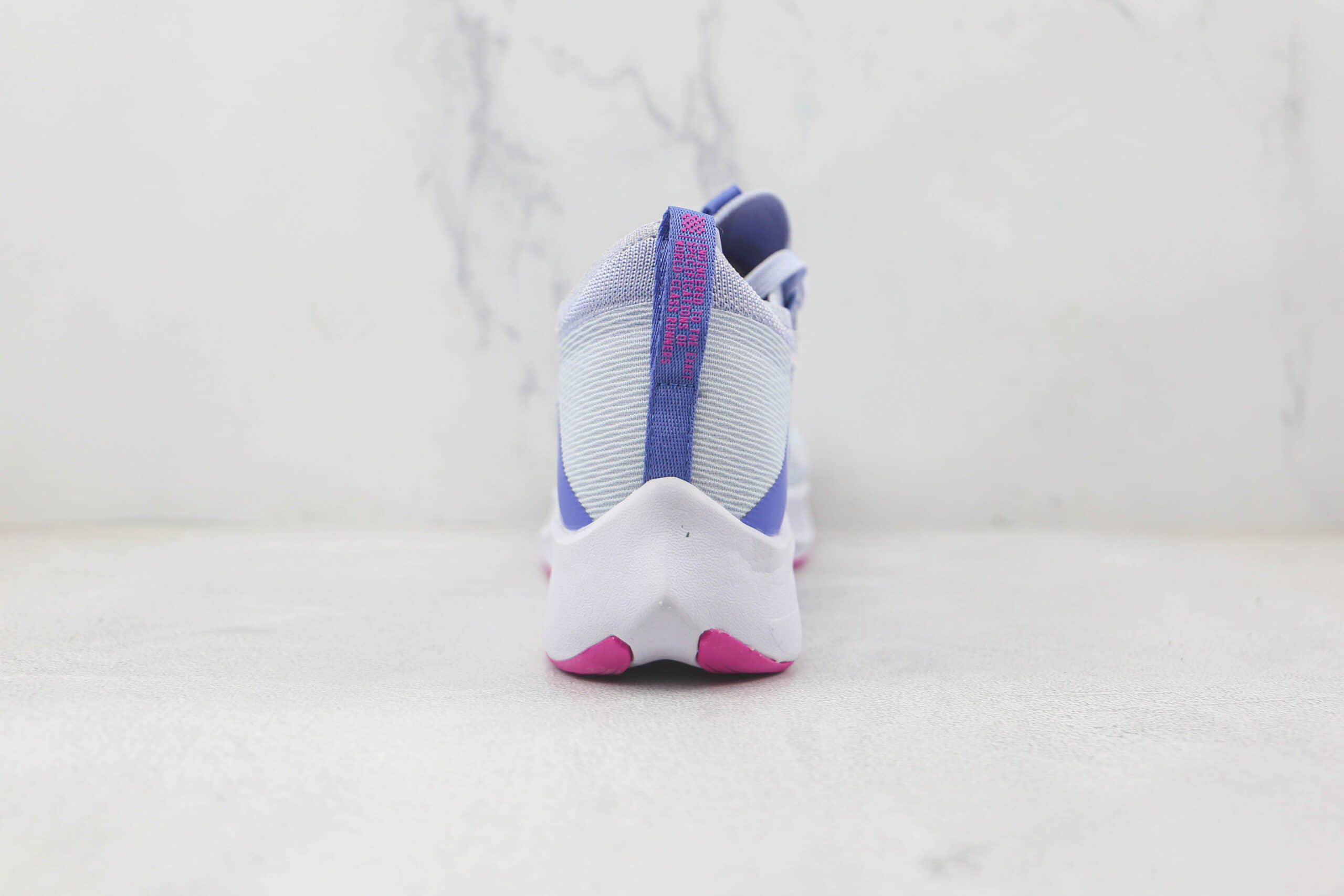 耐克Nike Zoom Fly 4纯原版本白蓝粉色Flyknit慢跑鞋原档案数据开发 货号：CT2401-003