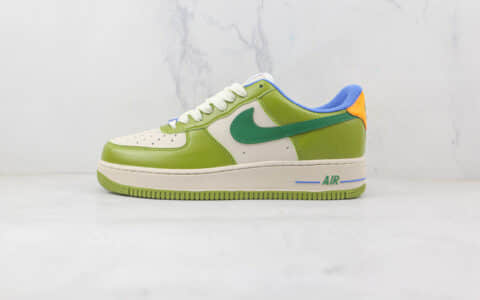 耐克Nike Air Force 1’07 Low纯原版本低帮空军一号牛油果绿板鞋原楦头纸板打造 货号：DG2296-007