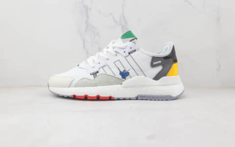 阿迪达斯Adidas Nite Jogger 2021 Boost纯原版本夜行者一代白色爆米花跑鞋原档案数据开发 货号：HP9113